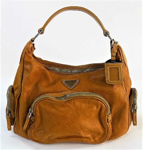 prada tan leather purse|prada original purses.